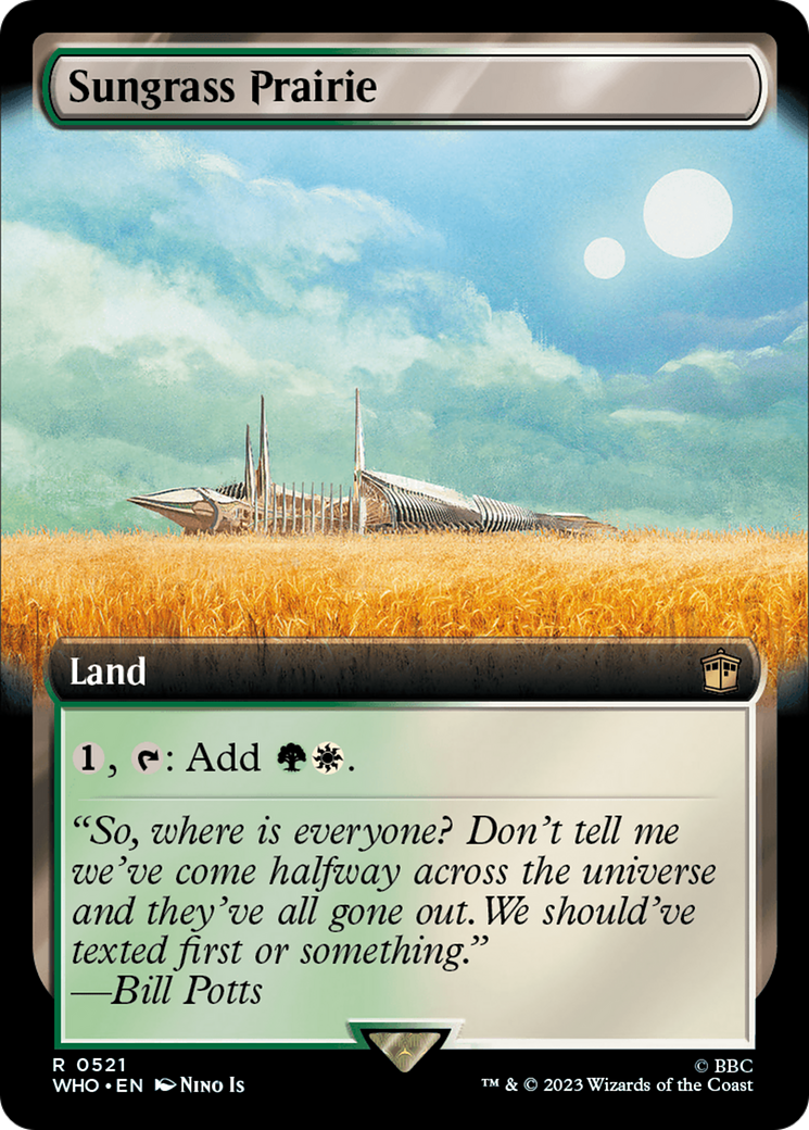 Sungrass Prairie (Extended Art) (WHO-521) - Doctor Who: (Extended Art)