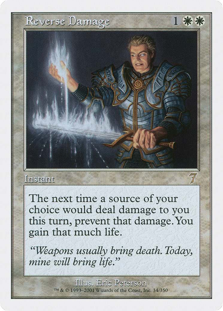 Reverse Damage (7ED-034) - 7th Edition