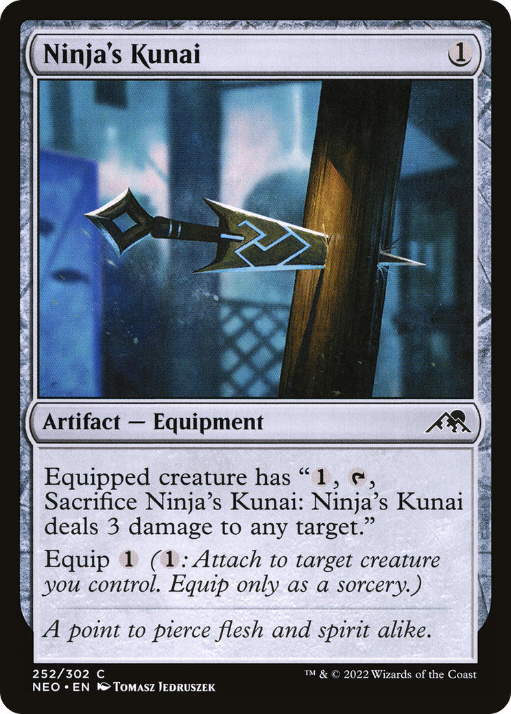 Ninja's Kunai (NEO-252) - Kamigawa: Neon Dynasty