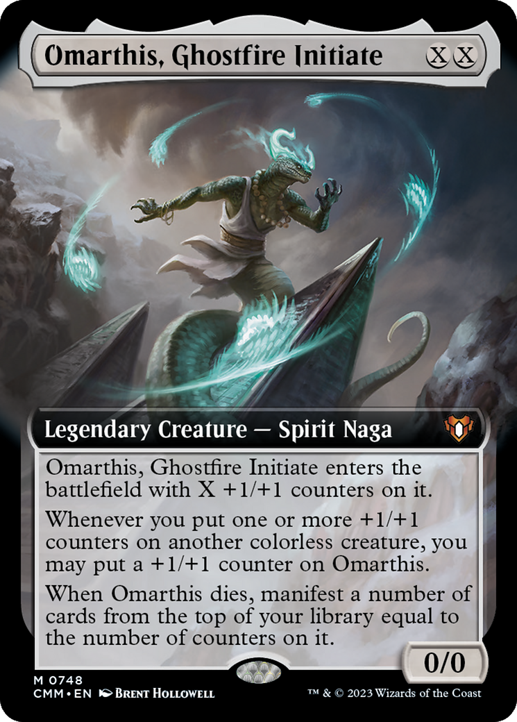 Omarthis, Ghostfire Initiate (Extended Art) (CMM-748) - Commander Masters: (Extended Art)