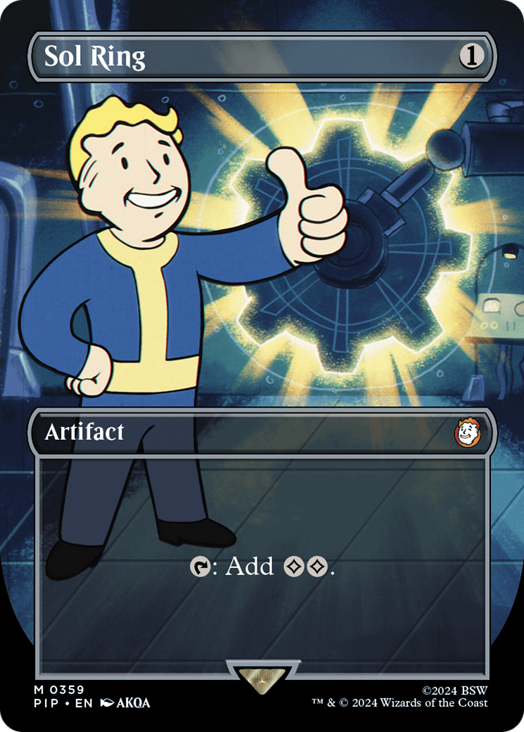 Sol Ring (Borderless) (PIP-359) - Fallout (Borderless)