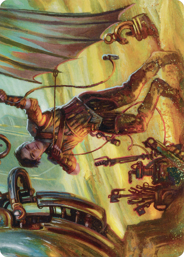 Mishra, Excavation Prodigy // Mishra, Excavation Prodigy (ABRO-036) - The Brothers' War Art Series (Borderless)