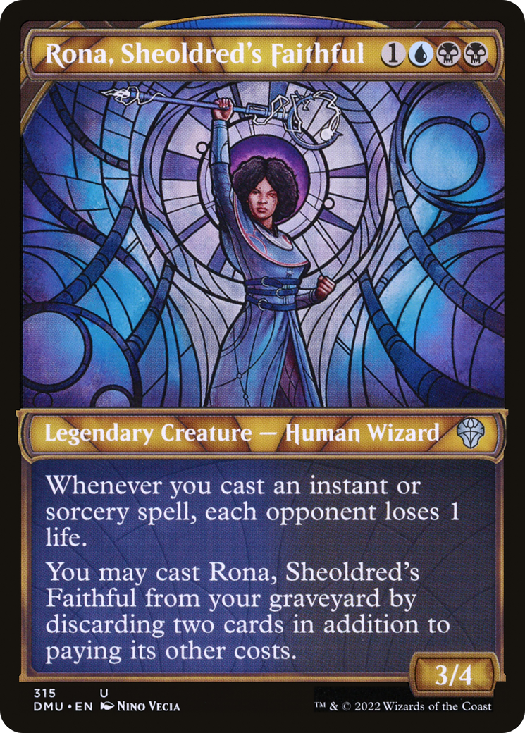 Rona, Sheoldred's Faithful (Showcase) (DMU-315) - Dominaria United: (Showcase) Foil