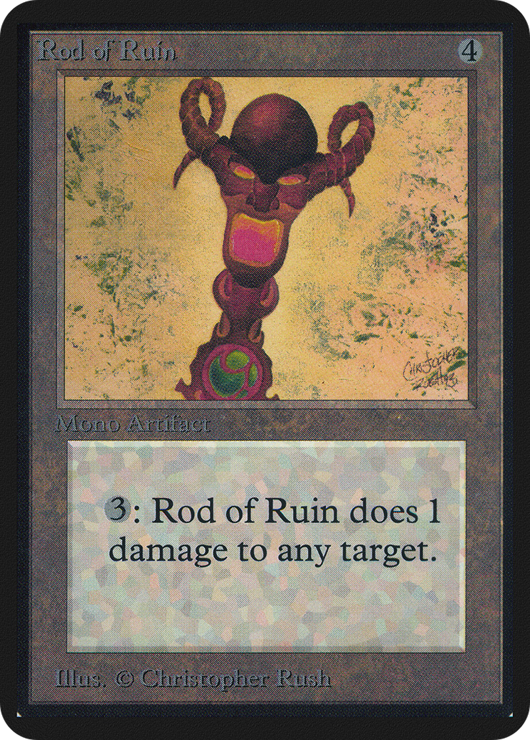 Rod of Ruin (LEA-) - Limited Edition Alpha