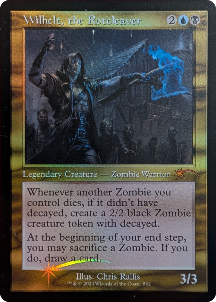 Wilhelt, the Rotcleaver (Retro Frame) (SLD-862) - Secret Lair Drop Foil