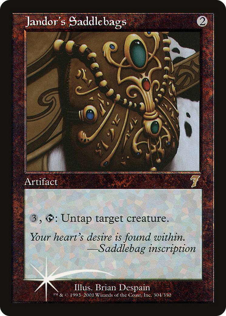 Jandor's Saddlebags (7ED-304) - 7th Edition Foil