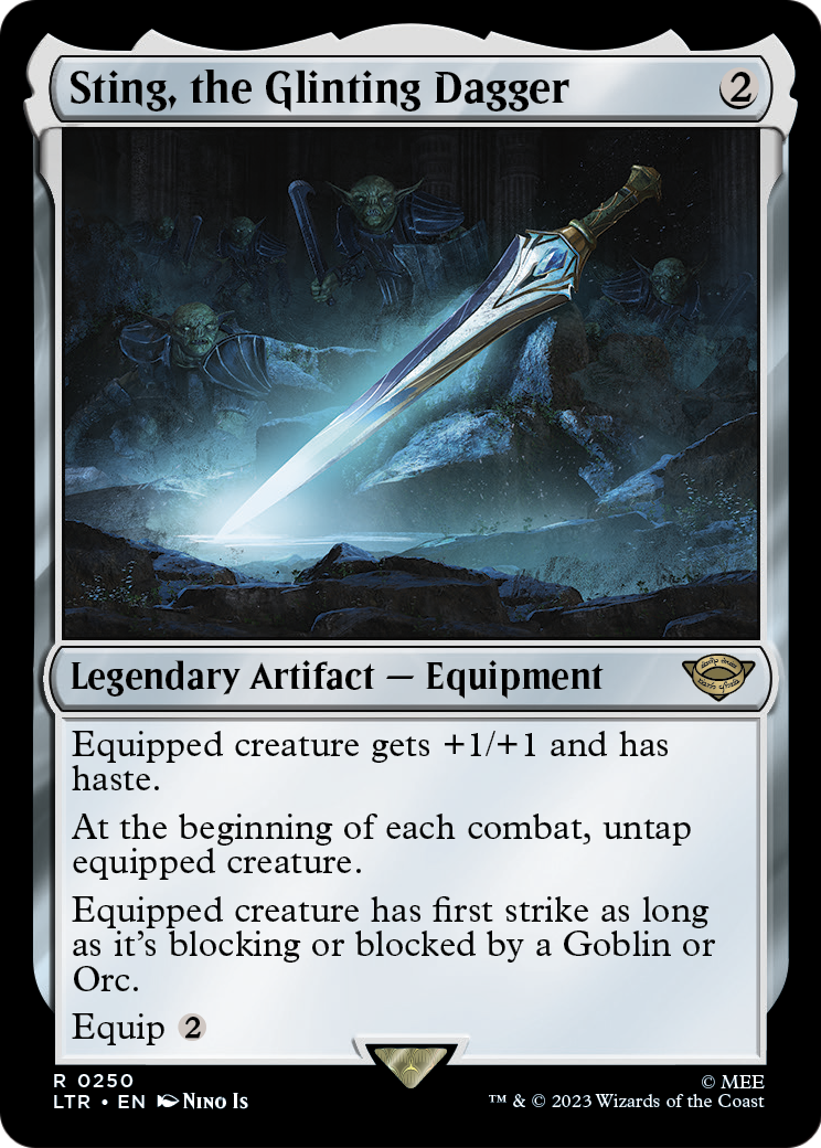 Sting, the Glinting Dagger (LTR-250) - The Lord of the Rings: Tales of Middle-earth Foil