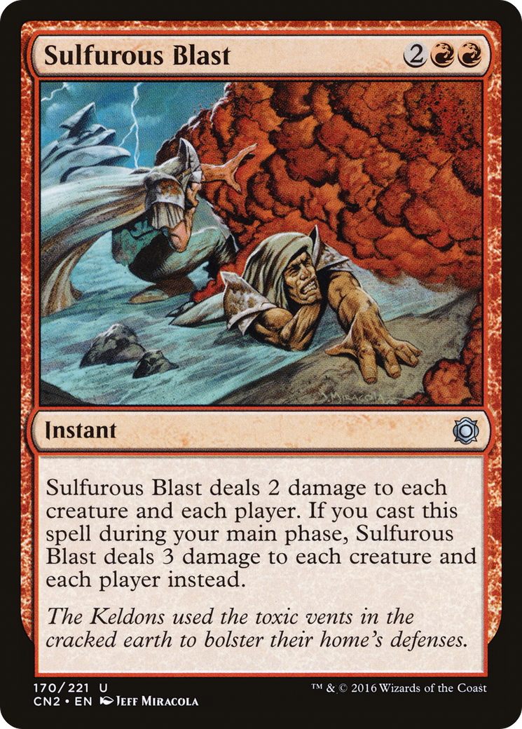 Sulfurous Blast (CN2-170) - Conspiracy: Take the Crown Foil