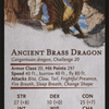 Ancient Brass Dragon // Ancient Brass Dragon (ACLB-002) - Battle for Baldur's Gate Art Series (Borderless)