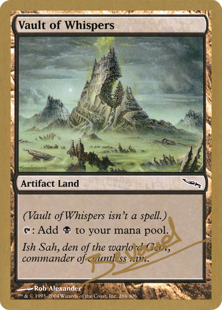 Vault of Whispers - 2004 Manuel Bevand (MRD) (WCD-) - World Championship Decks 2004