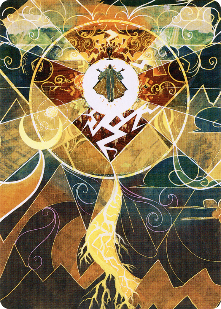 Lightning Bolt // Lightning Bolt (ASTX-076) - Strixhaven Art Series (Borderless) Foil