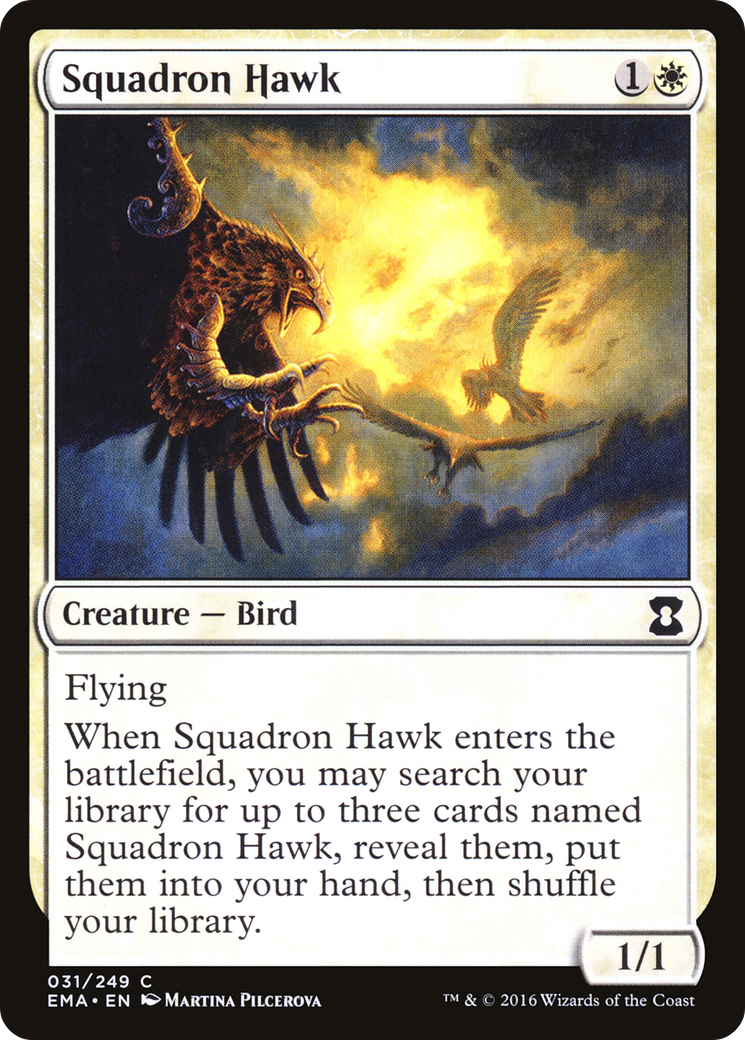 Squadron Hawk (EMA-031) - Eternal Masters Foil