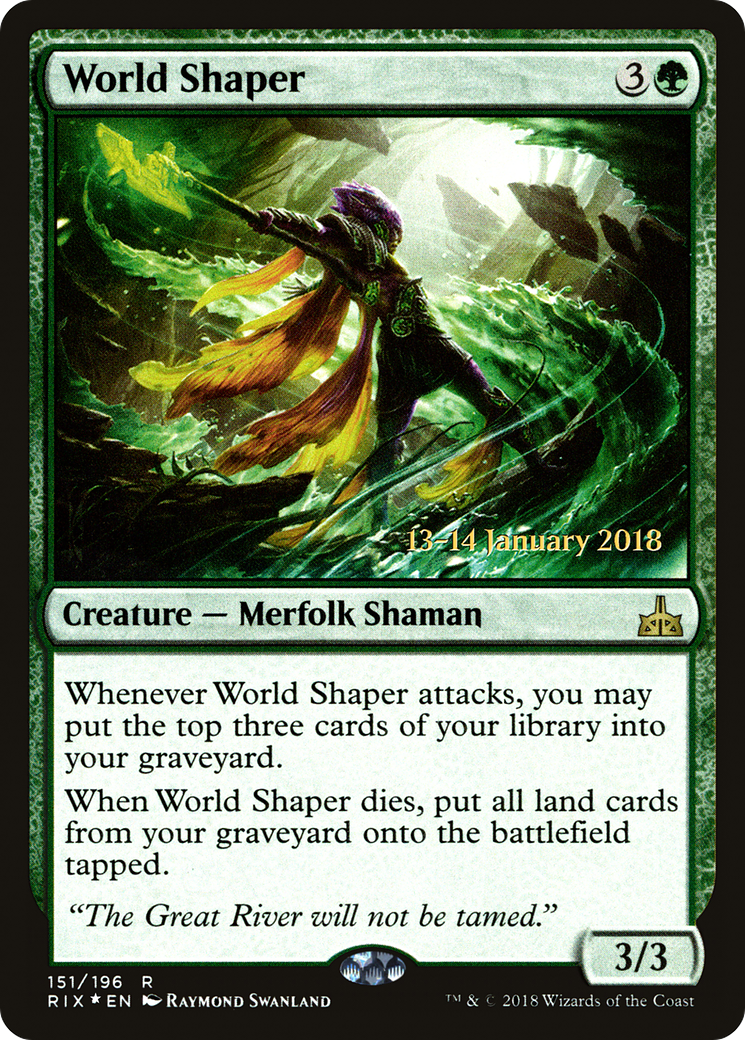 World Shaper (PRE-151) - Rivals of Ixalan Promos Foil