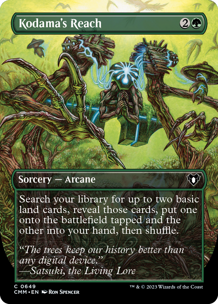 Kodama's Reach (Borderless) (CMM-649) - Commander Masters (Borderless)