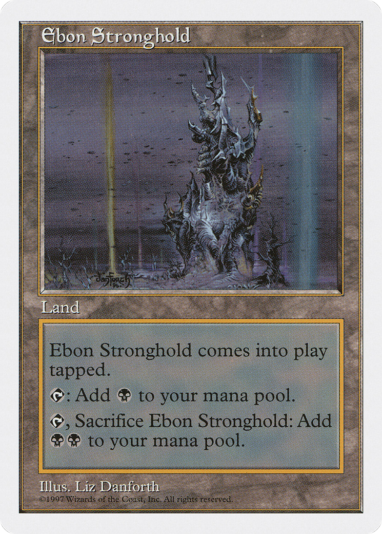 Ebon Stronghold (5ED-) - Fifth Edition