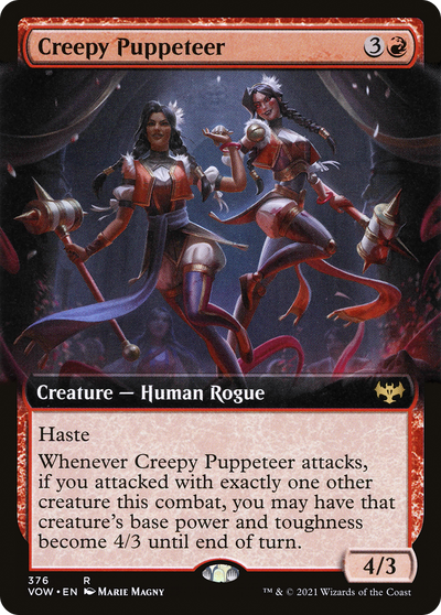 Creepy Puppeteer (Extended Art) [Innistrad: Crimson Vow]
