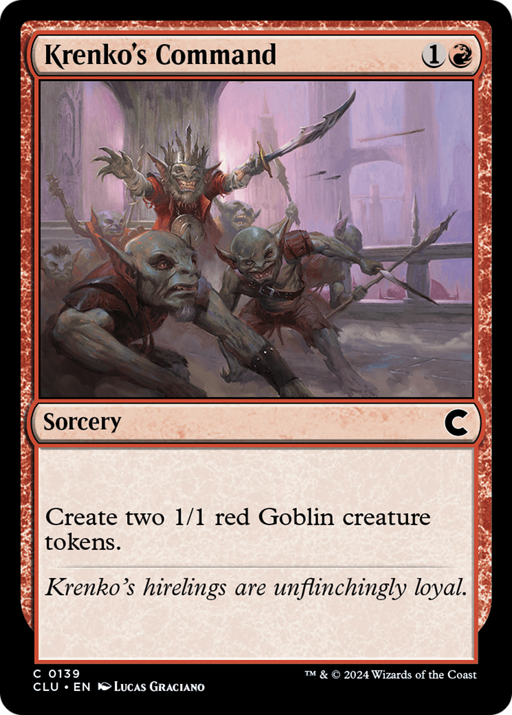 Krenko's Command (CLU-139) - Ravnica: Clue Edition