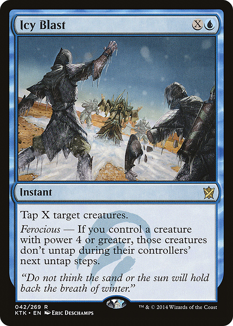 Icy Blast (KTK-042) - Khans of Tarkir Foil