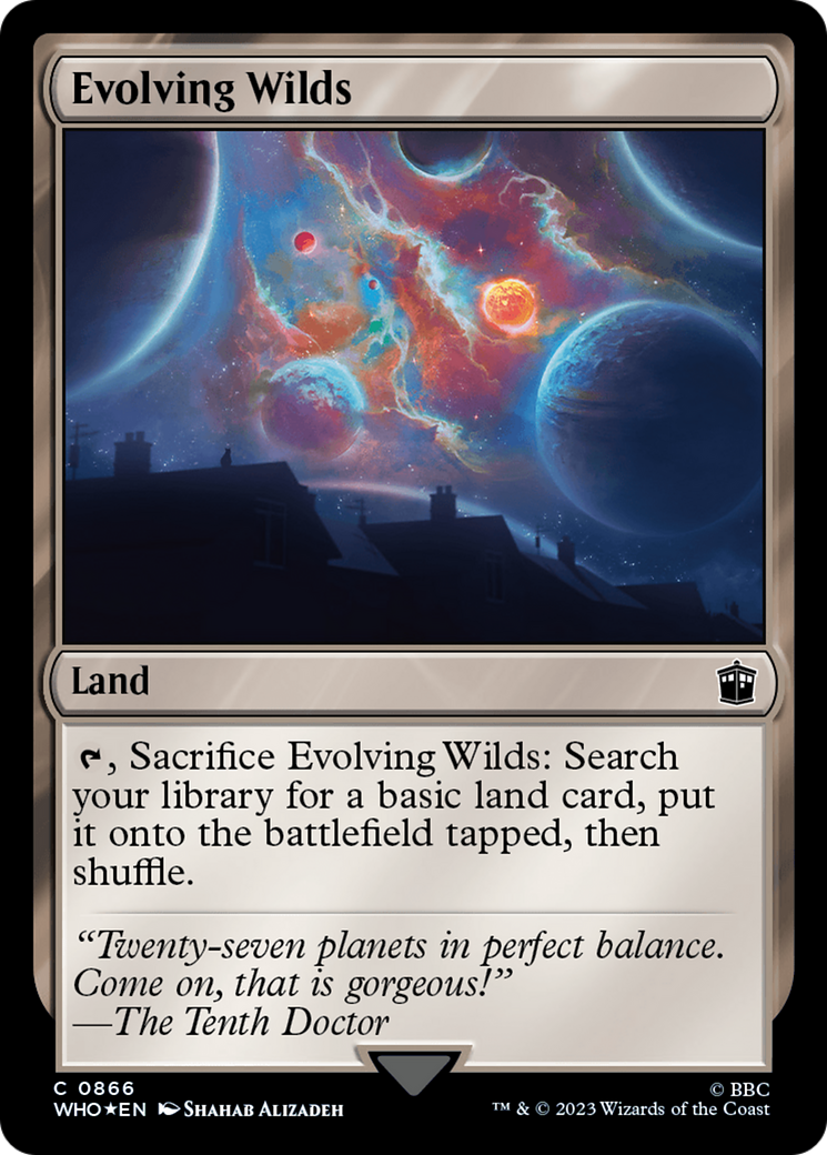 Evolving Wilds (Surge Foil) (WHO-866) - Doctor Who Foil