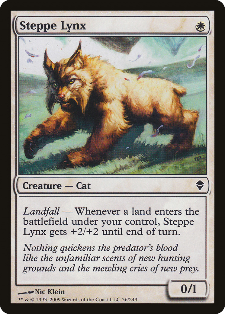 Steppe Lynx (ZEN-036) - Zendikar Foil