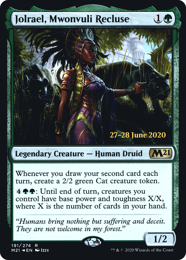 Jolrael, Mwonvuli Recluse (PRE-191) - Core Set 2021 Promos Foil