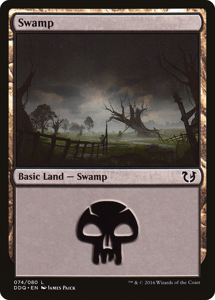 Swamp (074) (DDQ-074) - Duel Decks: Blessed vs. Cursed