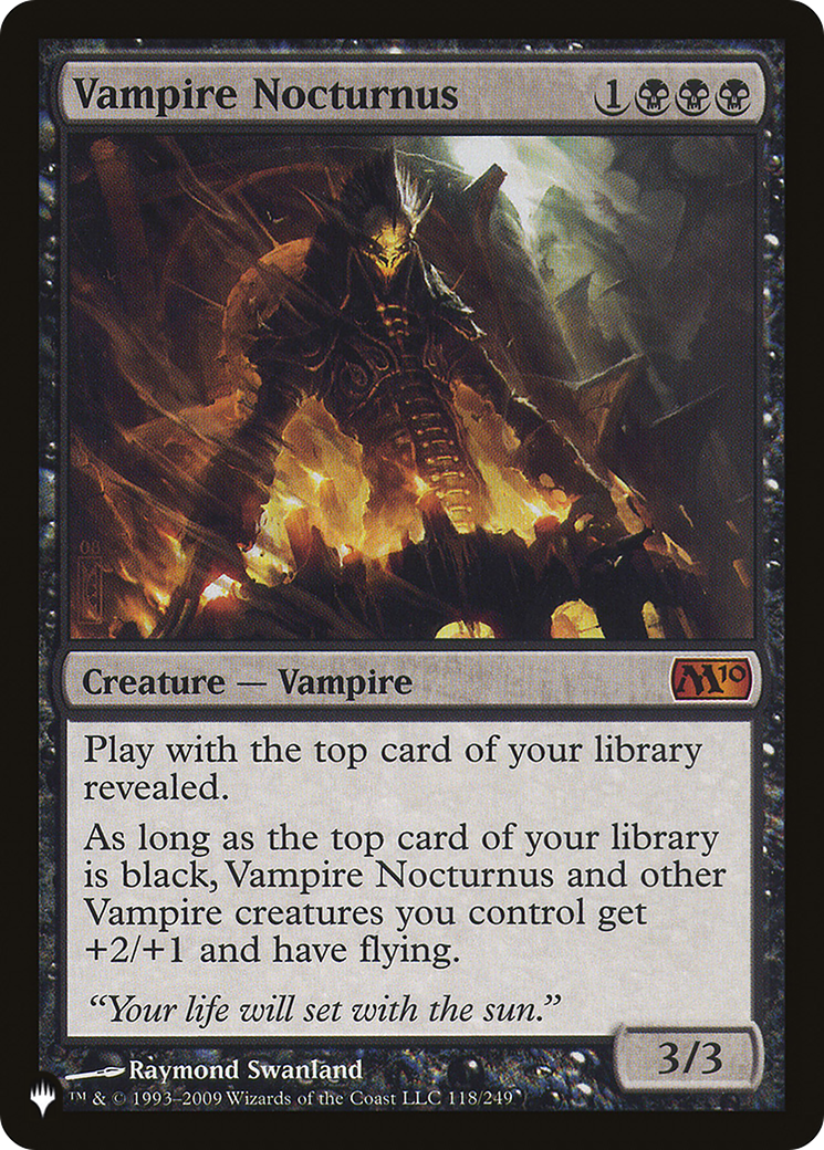 Vampire Nocturnus (LIST-118/249) - The List