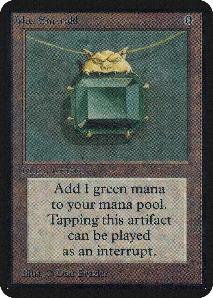 Mox Emerald (LEA-) - Limited Edition Alpha
