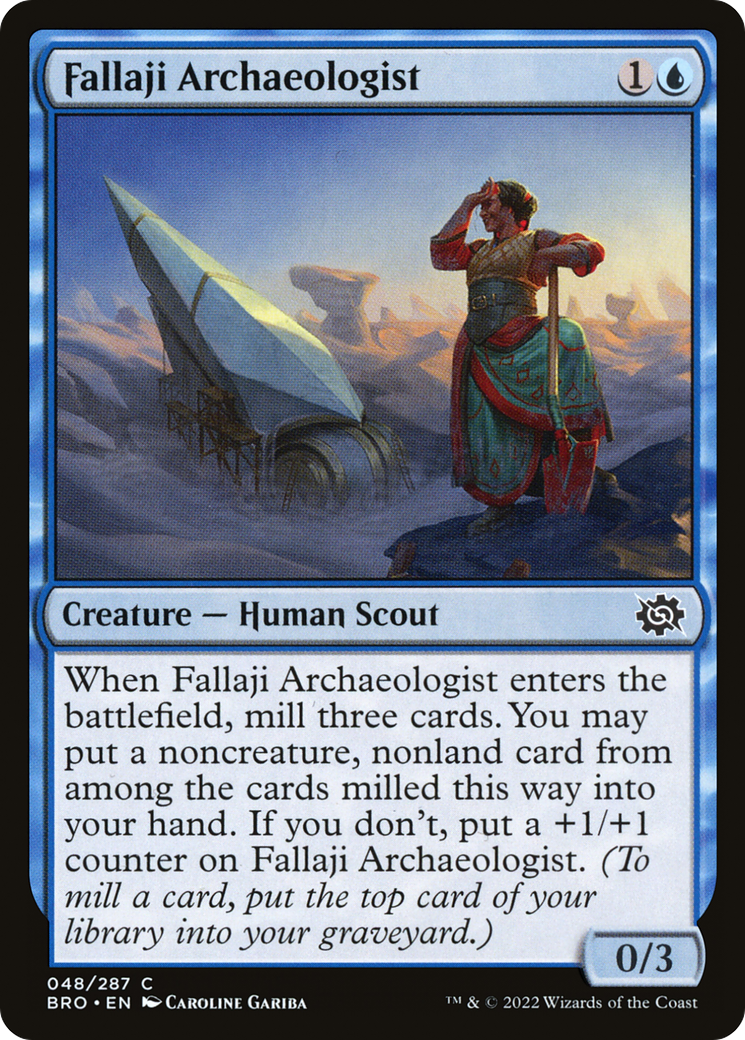 Fallaji Archaeologist (BRO-048) - The Brothers' War