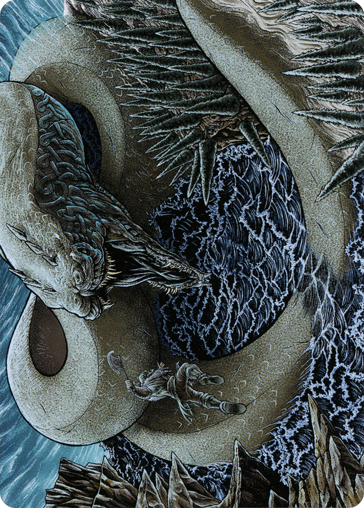 Koma, Cosmos Serpent // Koma, Cosmos Serpent (ASKHM-080) - Art Series: Kaldheim (Borderless)
