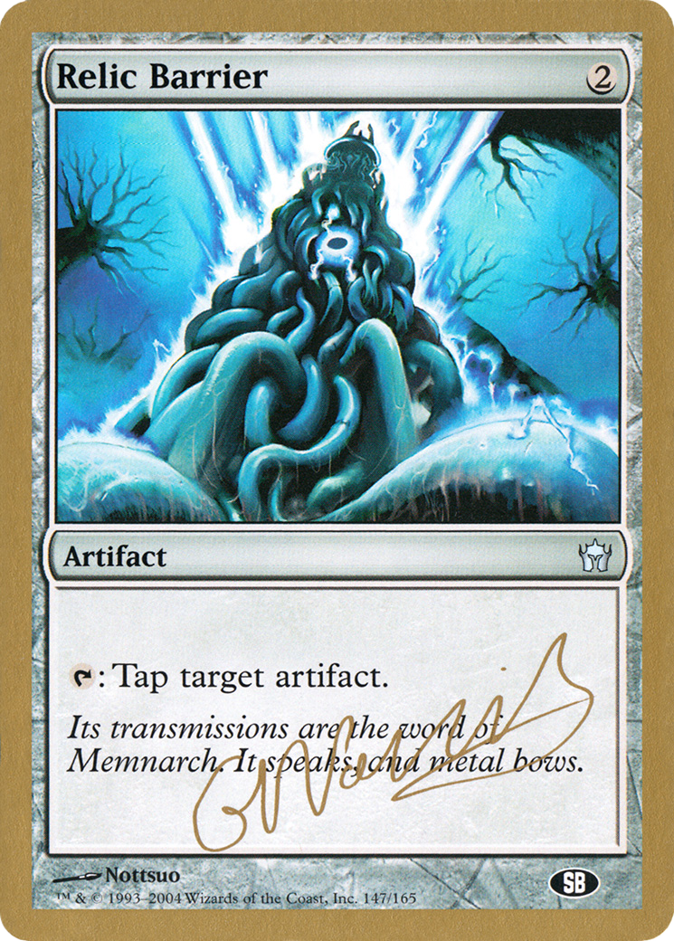 Relic Barrier - 2004 Gabriel Nassif (5DN) (SB) (WCD-) - World Championship Decks 2004