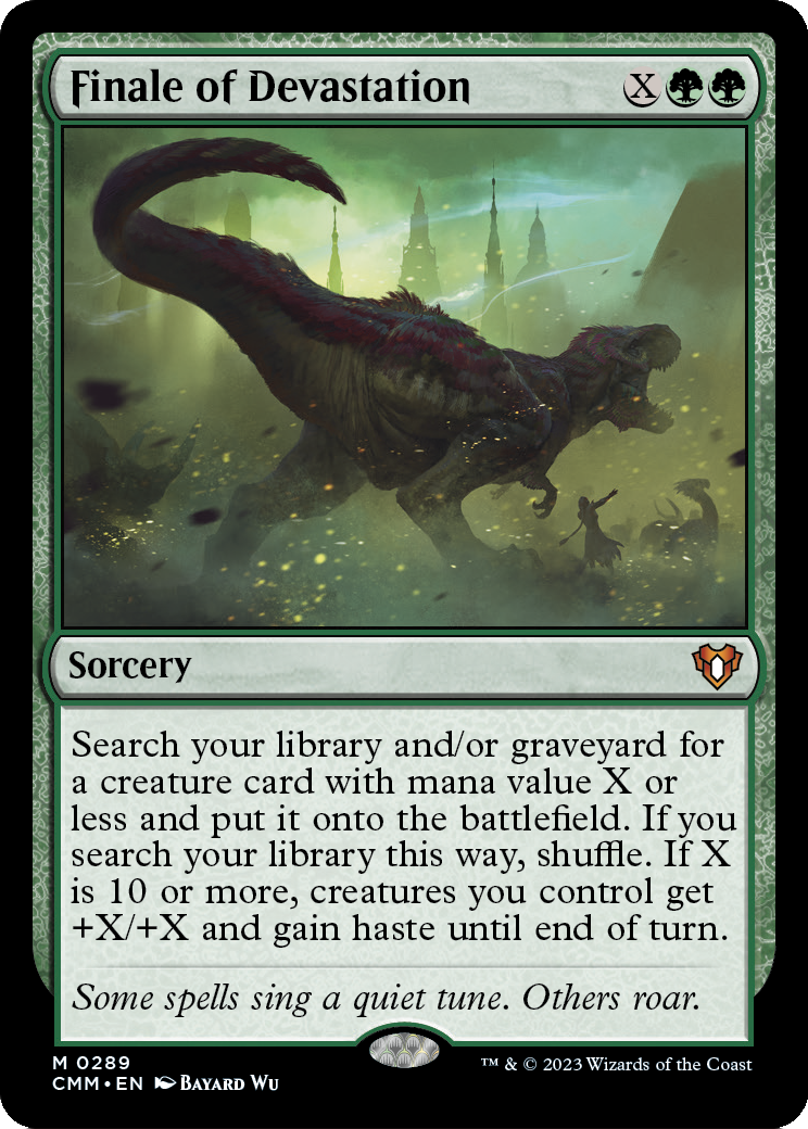 Finale of Devastation (CMM-289) - Commander Masters Foil