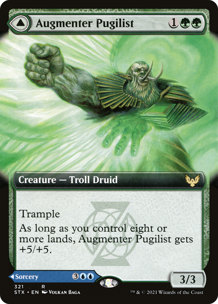 Augmenter Pugilist (Extended Art) (STX-321) - Strixhaven: School of Mages: (Extended Art)