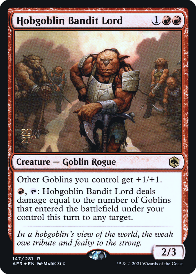 Hobgoblin Bandit Lord (PRE-147) - Adventures in the Forgotten Realms Promos Foil