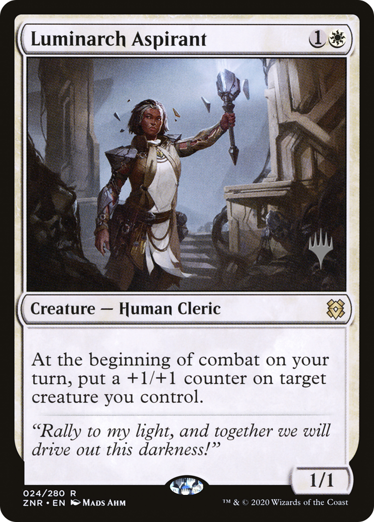 Luminarch Aspirant (PPZNR-024) - Zendikar Rising Promos
