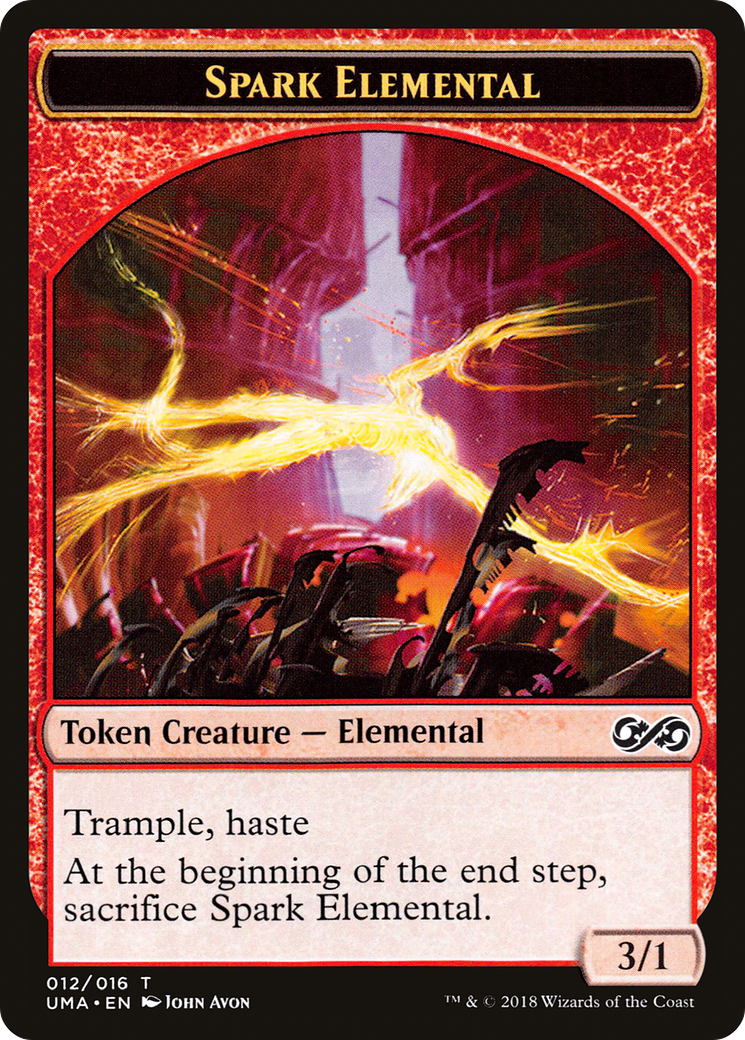 Spark Elemental Token (UMA-012) - Ultimate Masters Tokens