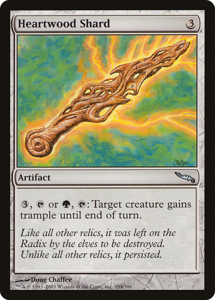 Heartwood Shard (MRD-184) - Mirrodin Foil