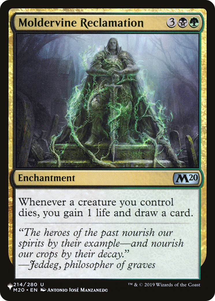 Moldervine Reclamation (LIST-M20-214) - The List