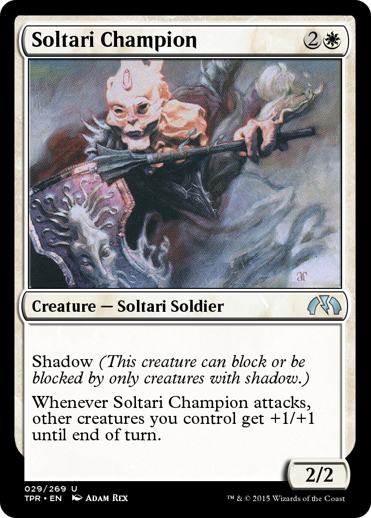 Soltari Champion (TPR-029) - Tempest Remastered Foil
