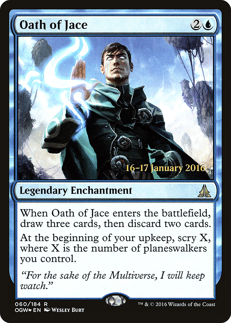 Oath of Jace (PRE-060) - Oath of the Gatewatch Promos Foil