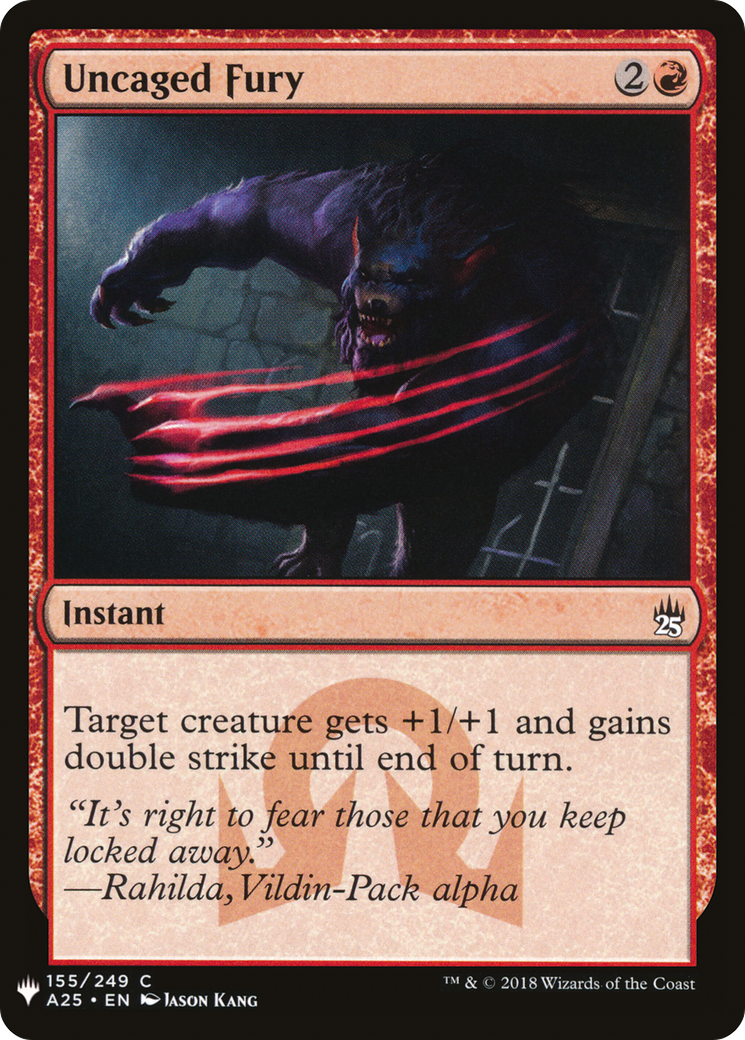 Uncaged Fury (LIST-155) - The List