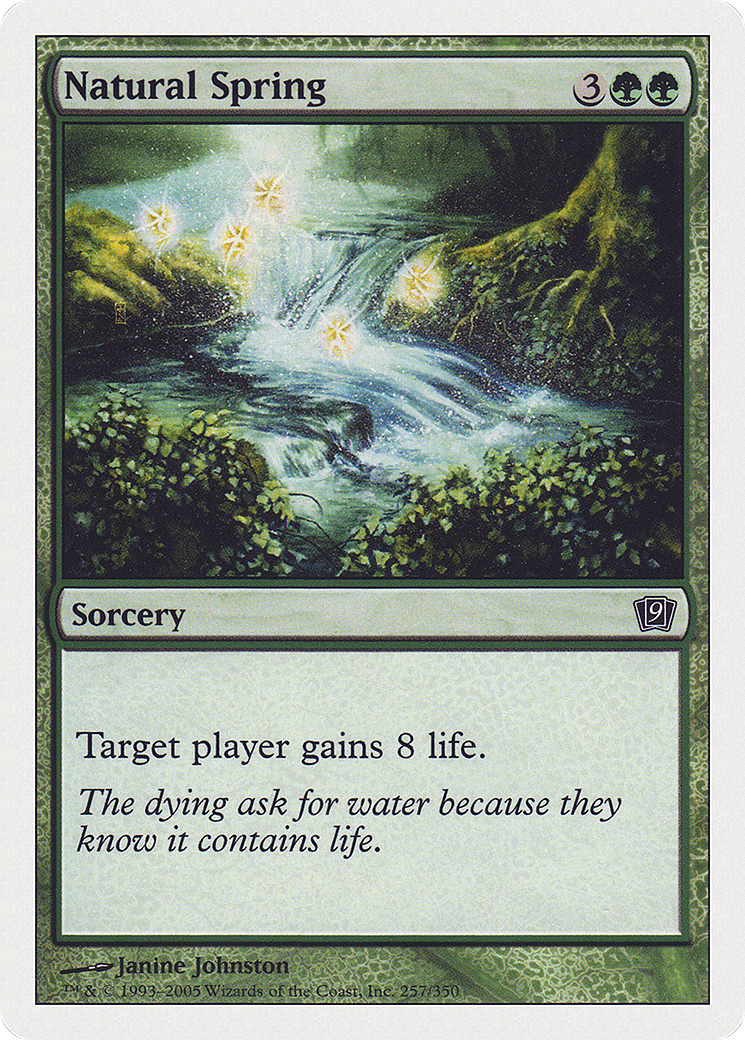 Natural Spring (9ED-257) - 9th Edition Foil