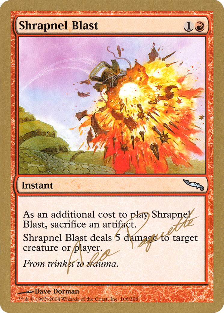 Shrapnel Blast - 2004 Aeo Paquette (MRD) (WCD-) - World Championship Decks 2004