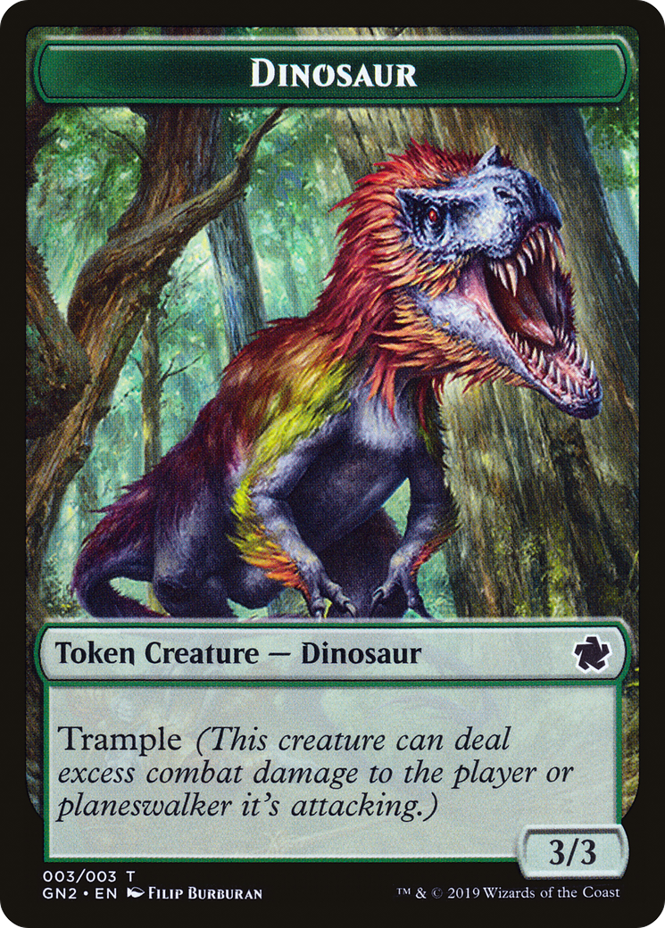 Dinosaur (TGN2-003) - Game Night 2019 Tokens
