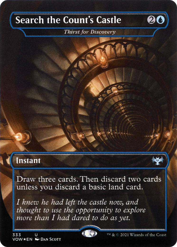 Search the Count's Castle - Thirst for Discovery (VOW-333) - Innistrad: Crimson Vow / Search the Count's Castle (Borderless)