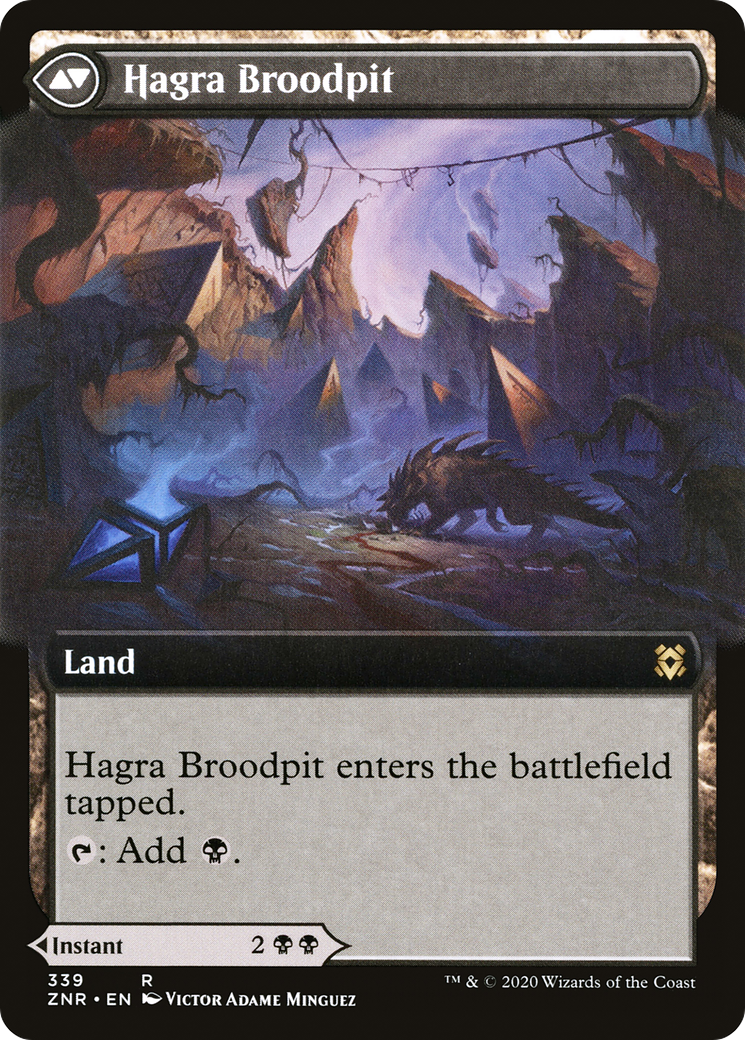 Hagra Mauling (Extended Art) (ZNR-339) - Zendikar Rising: (Extended Art)