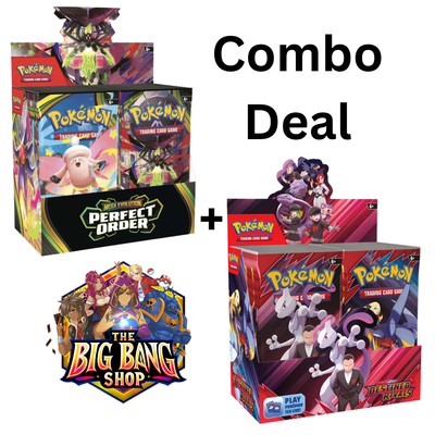 Pokémon TCG: Destined Rivals Booster Box + Perfect Order Booster Box (Combo Deal)