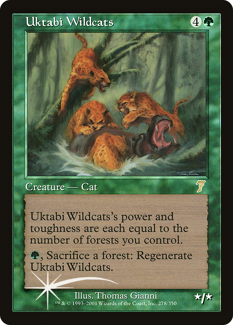 Uktabi Wildcats (7ED-278) - 7th Edition Foil