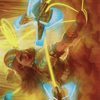 Bladehold War-Whip // Bladehold War-Whip (AONE-046) - Phyrexia: All Will Be One Art Series (Borderless)