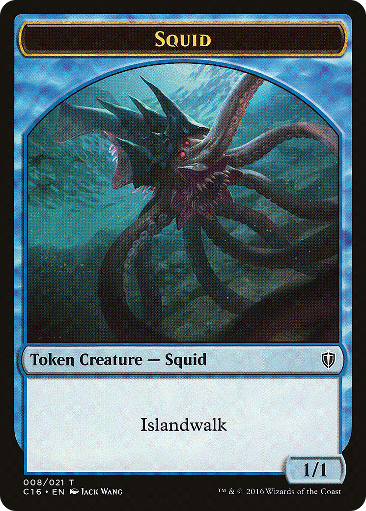 Squid (TC16-008) - Commander 2016 Tokens